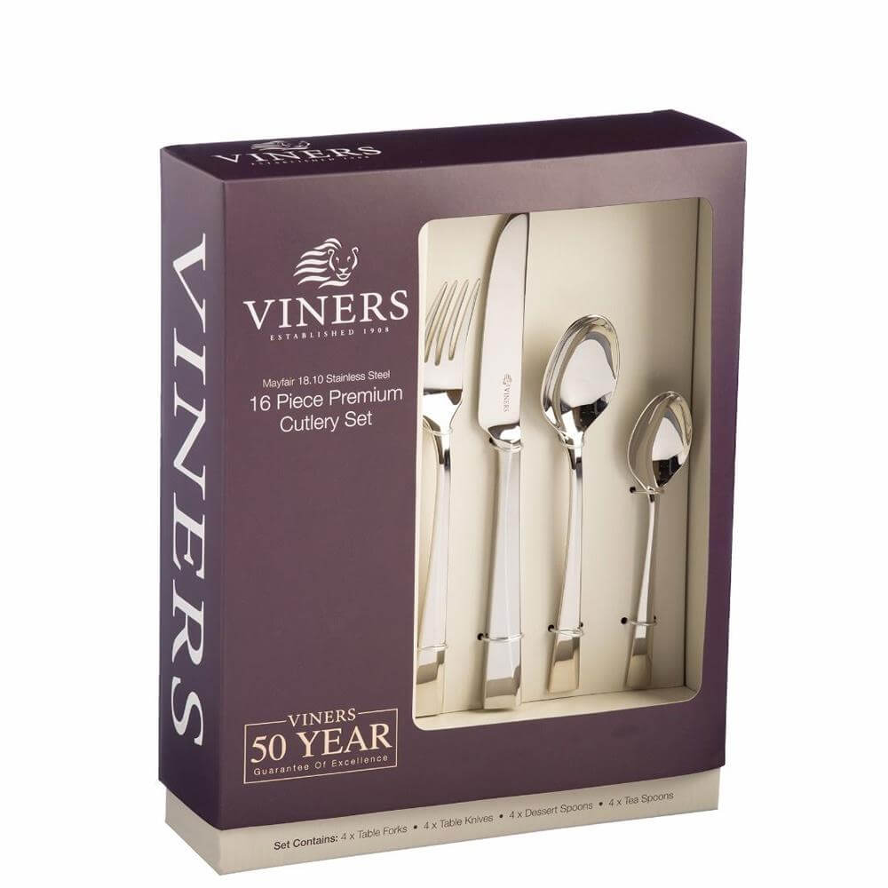 Viners Mayfair 18/10 Stainless Steel 16 Piece Box